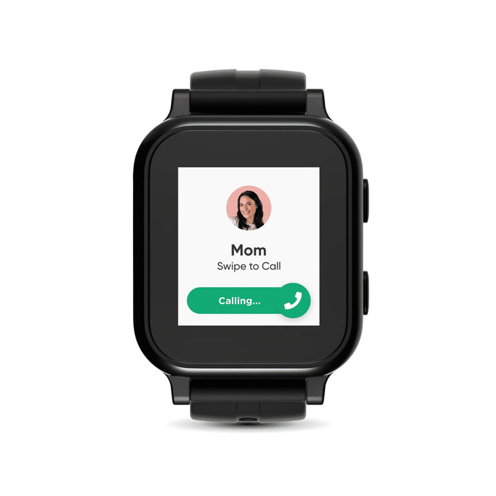 Gabb Watch 3e Kids Smartwatch, 1.41", GPS Tracker, Dark Gray Case with Black Band
