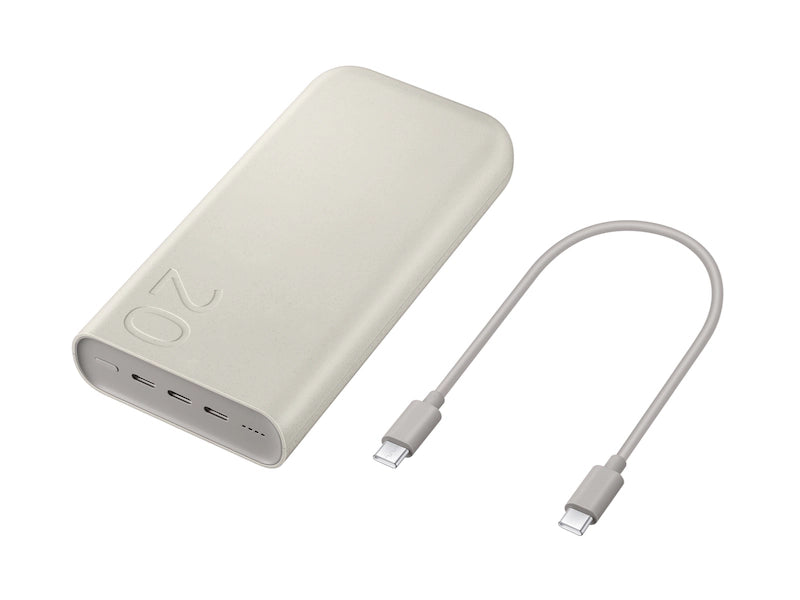 Samsung 45W 20,000 mAh Battery Pack, Beige