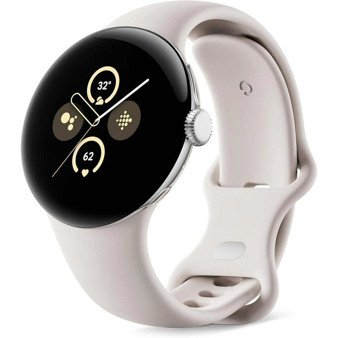 Google Pixel Watch 2 with the Best of Fitbit and Google - Heart Rate Tracking, Stress Management, Safety Features - Android Smartwatch - Matte Black Aluminum Case - Obsidian Active Band - Wi-Fi