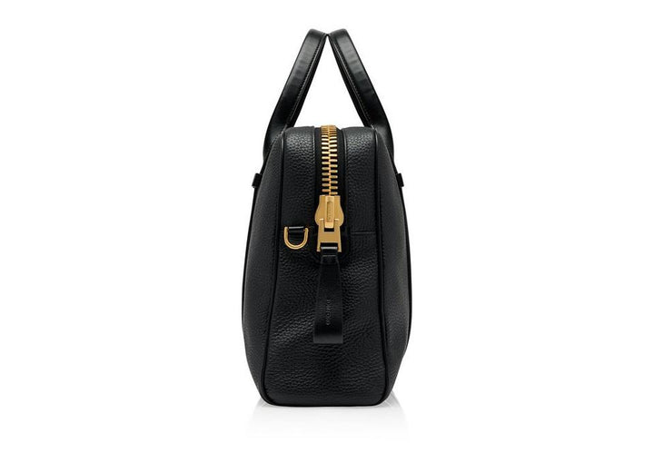 TOM FORD GRAIN LEATHER BUCKLEY BRIEFCASE