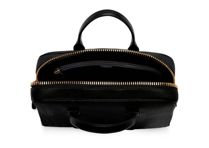 TOM FORD GRAIN LEATHER BUCKLEY BRIEFCASE