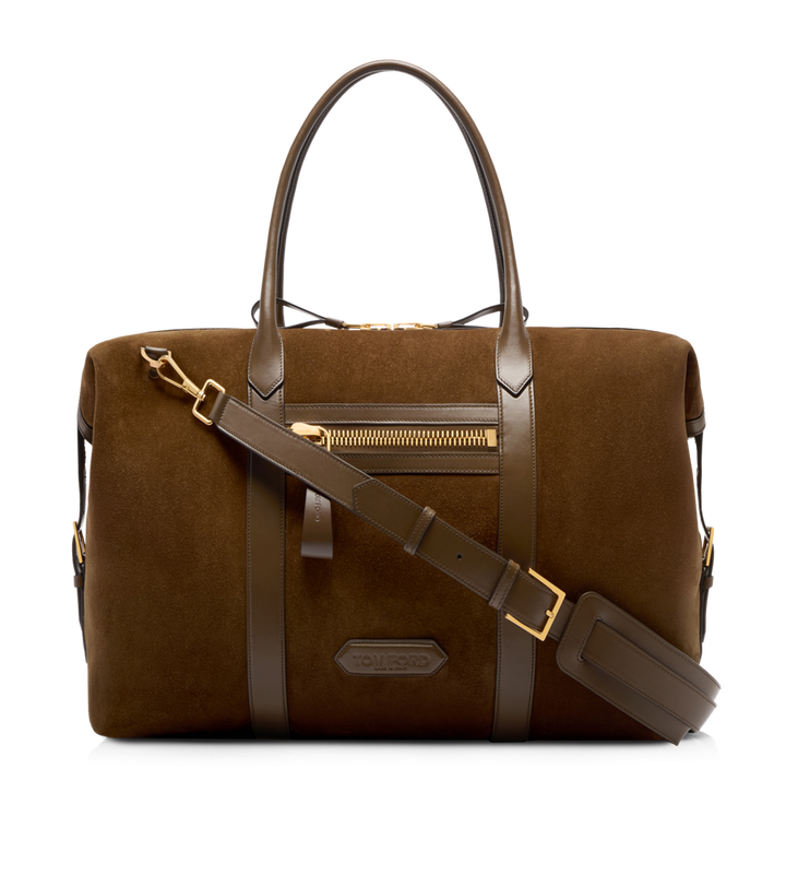 TOM FORD SUEDE BUCKLEY HOLDALL