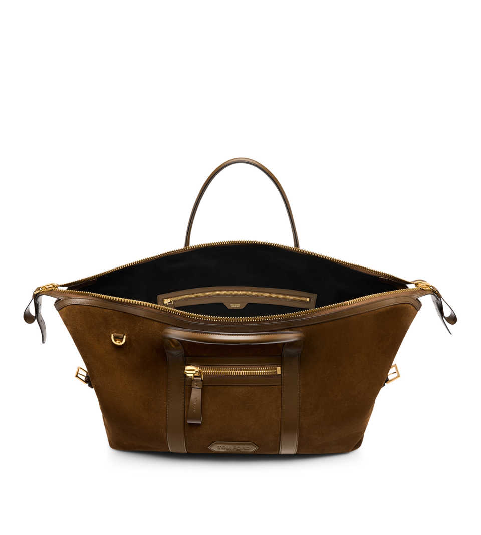 TOM FORD SUEDE BUCKLEY HOLDALL