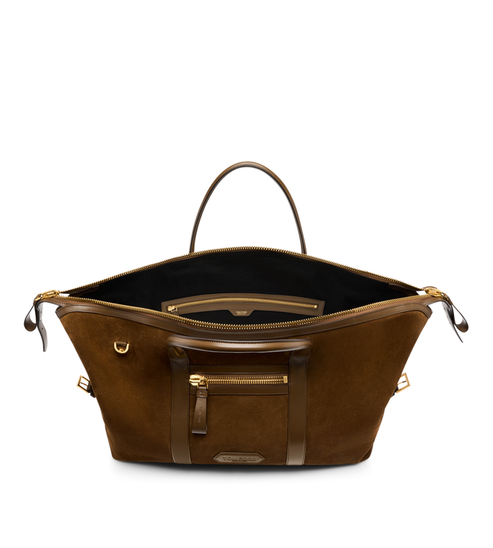 TOM FORD SUEDE BUCKLEY HOLDALL