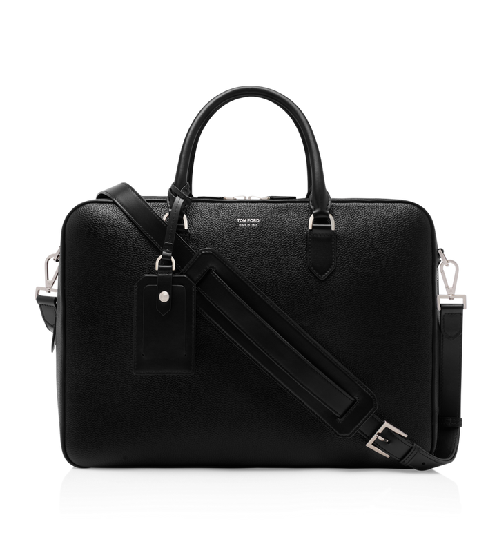 TOM FORD GRAIN LEATHER ELLIOT LARGE BRIEFCASE