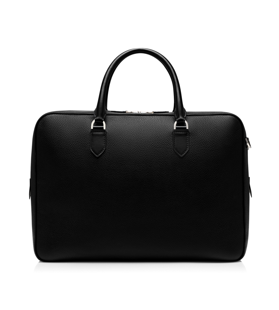 TOM FORD GRAIN LEATHER ELLIOT LARGE BRIEFCASE