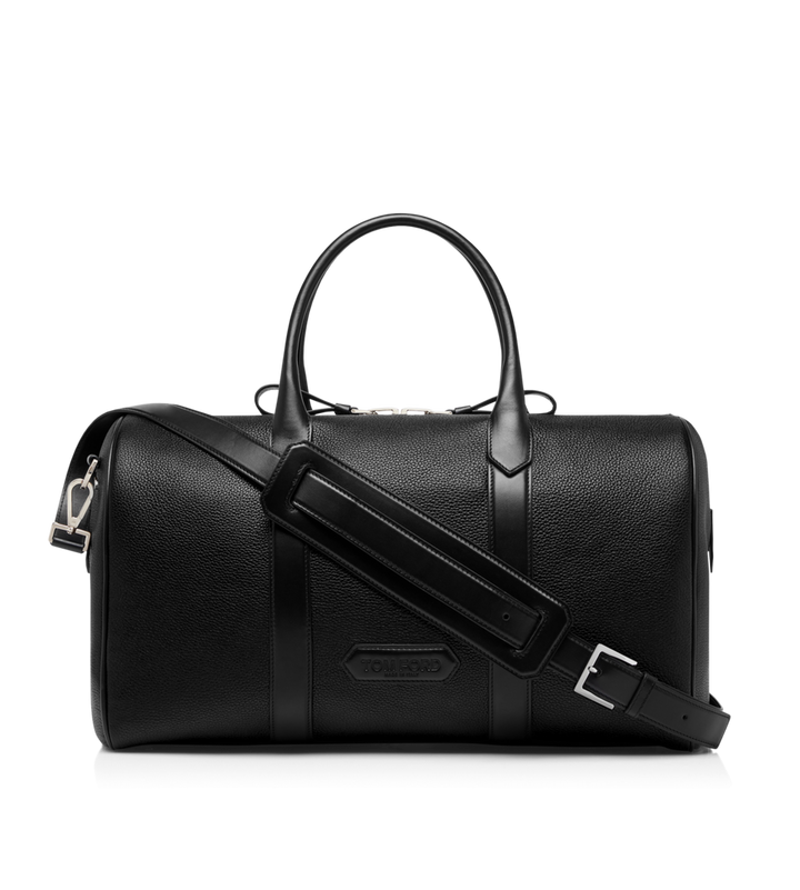 TOM FORD GRAIN LEATHER WIDE OPENING MEDIUM DUFFLE