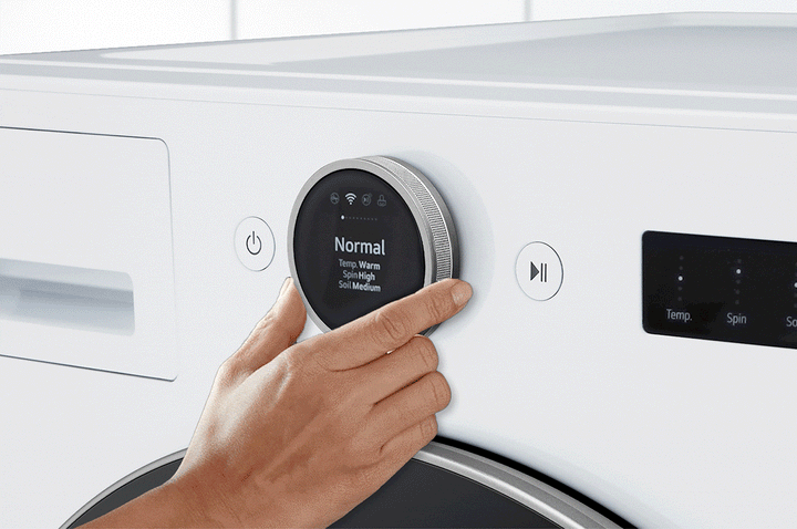 LG WM5500HWA 4.5 cu. ft. Capacity Smart Front Load Energy Star Washer with TurboWash® 360° and AI DD® Built-In Intelligence