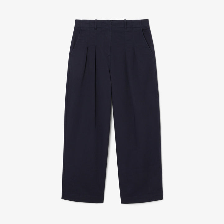 Lacoste Women's Wide Leg Stretch Pants