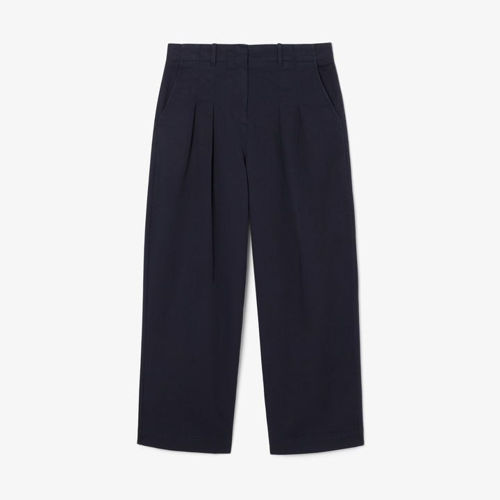 Lacoste Women's Wide Leg Stretch Pants