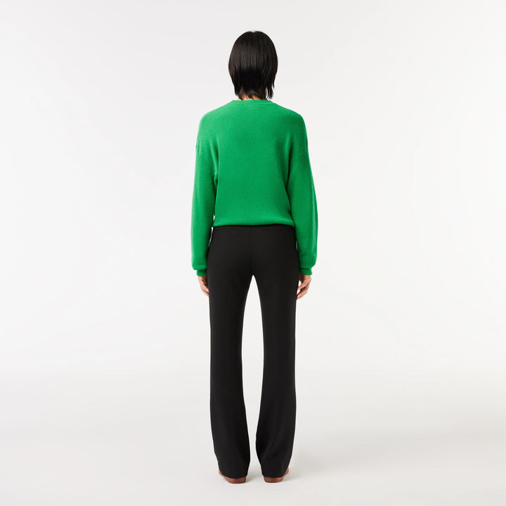 Lacoste Women's High Waist Flared Dress Pants
