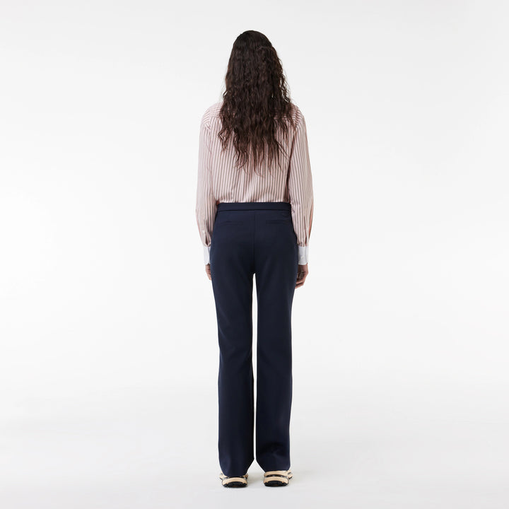 Lacoste Women's High Waist Flared Dress Pants