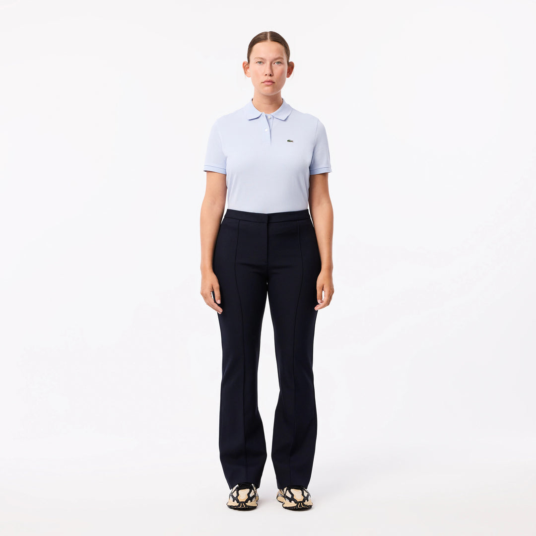 Lacoste Women's High Waist Flared Dress Pants