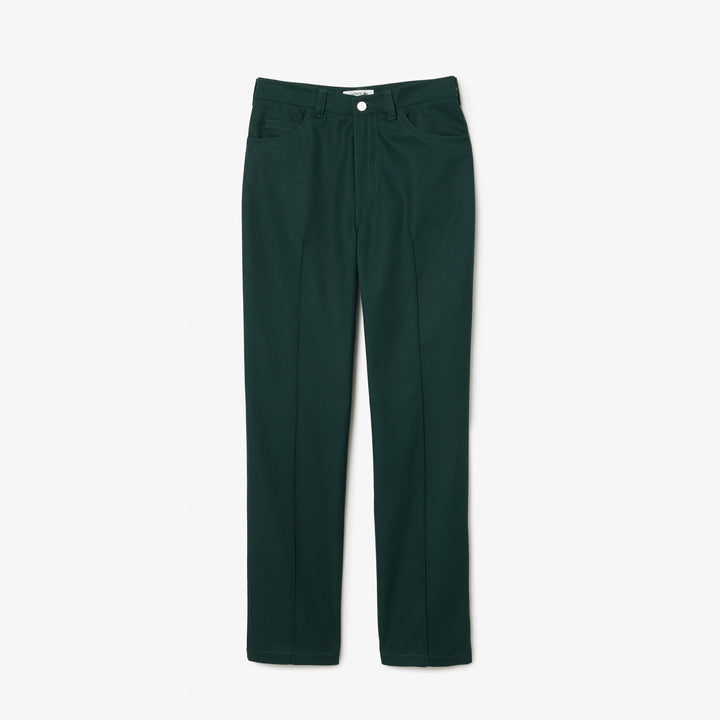 Lacoste Women's Straight Fit Topstitch Detail Pants