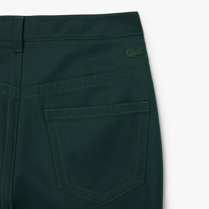 Lacoste Women's Straight Fit Topstitch Detail Pants
