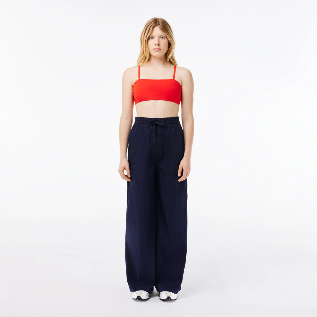 Lacoste Women's Oversized Cotton Pants