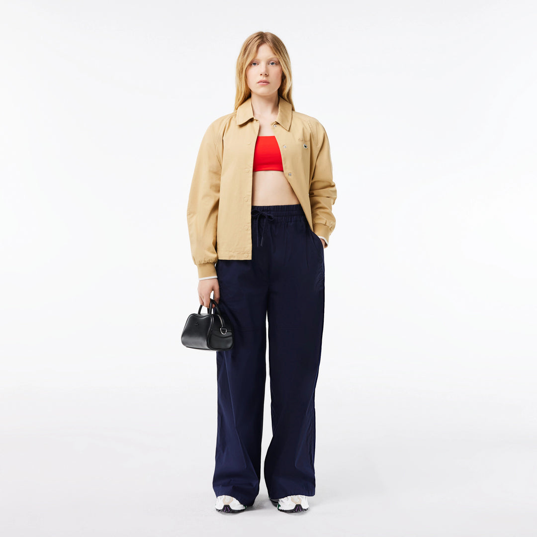 Lacoste Women's Oversized Cotton Pants