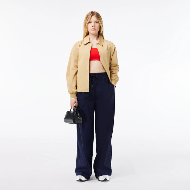 Lacoste Women's Oversized Cotton Pants
