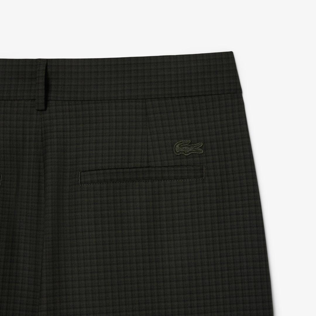 Lacoste Women's Wide Leg Stretch Pants