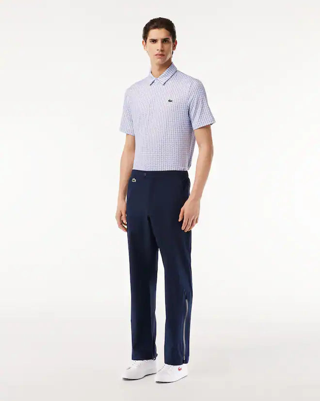 Lacoste Men's Water-Repellent Fabric Stretch Golf Pants