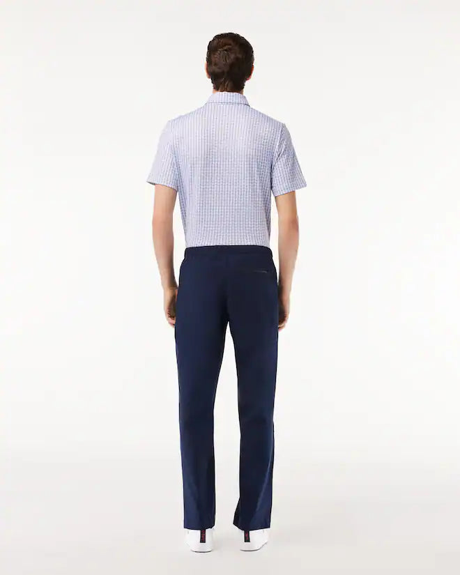 Lacoste Men's Water-Repellent Fabric Stretch Golf Pants