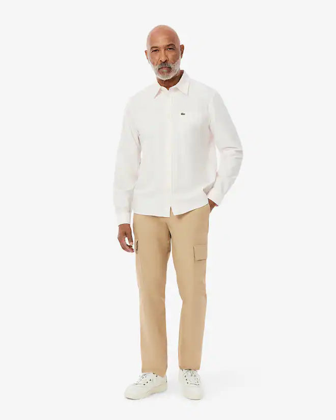 Lacoste Men's Regular Fit Lightweight Cotton Cargo Pants