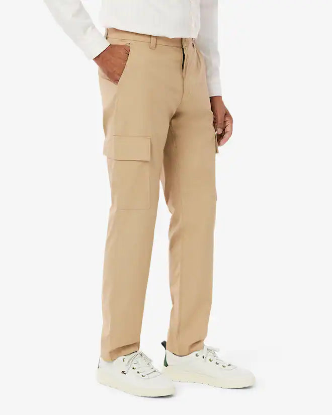 Lacoste Men's Regular Fit Lightweight Cotton Cargo Pants