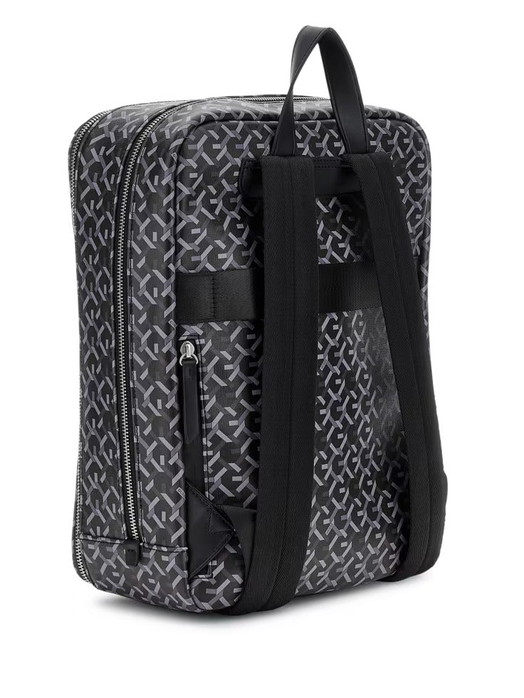 Guess G Woven Compact Squared Backpack