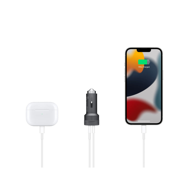 Apple mophie Dual (USB-C/USB-A) 32W PD Car Charger