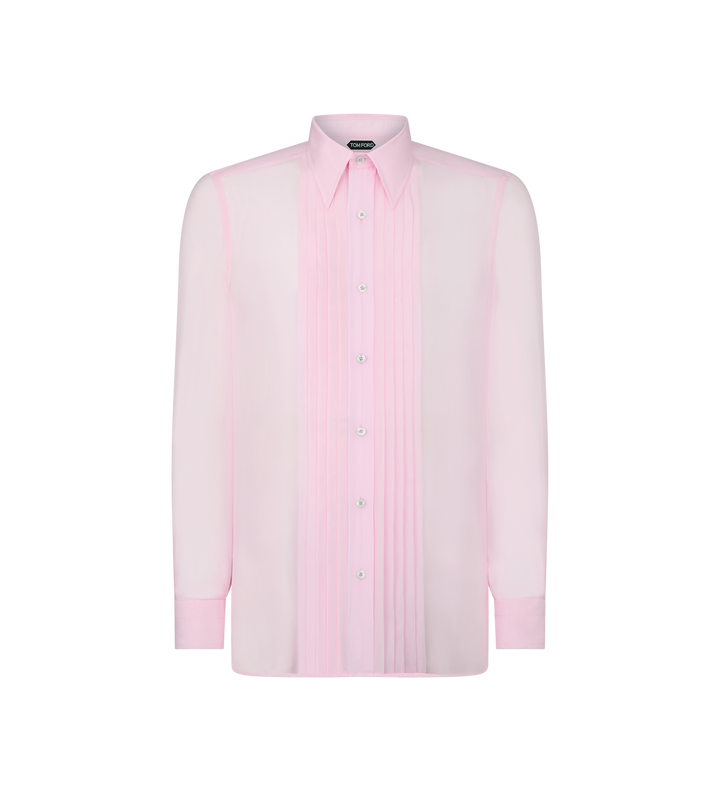 Tom Ford CHIFFON PARACHUTE PLISSE SHIRT