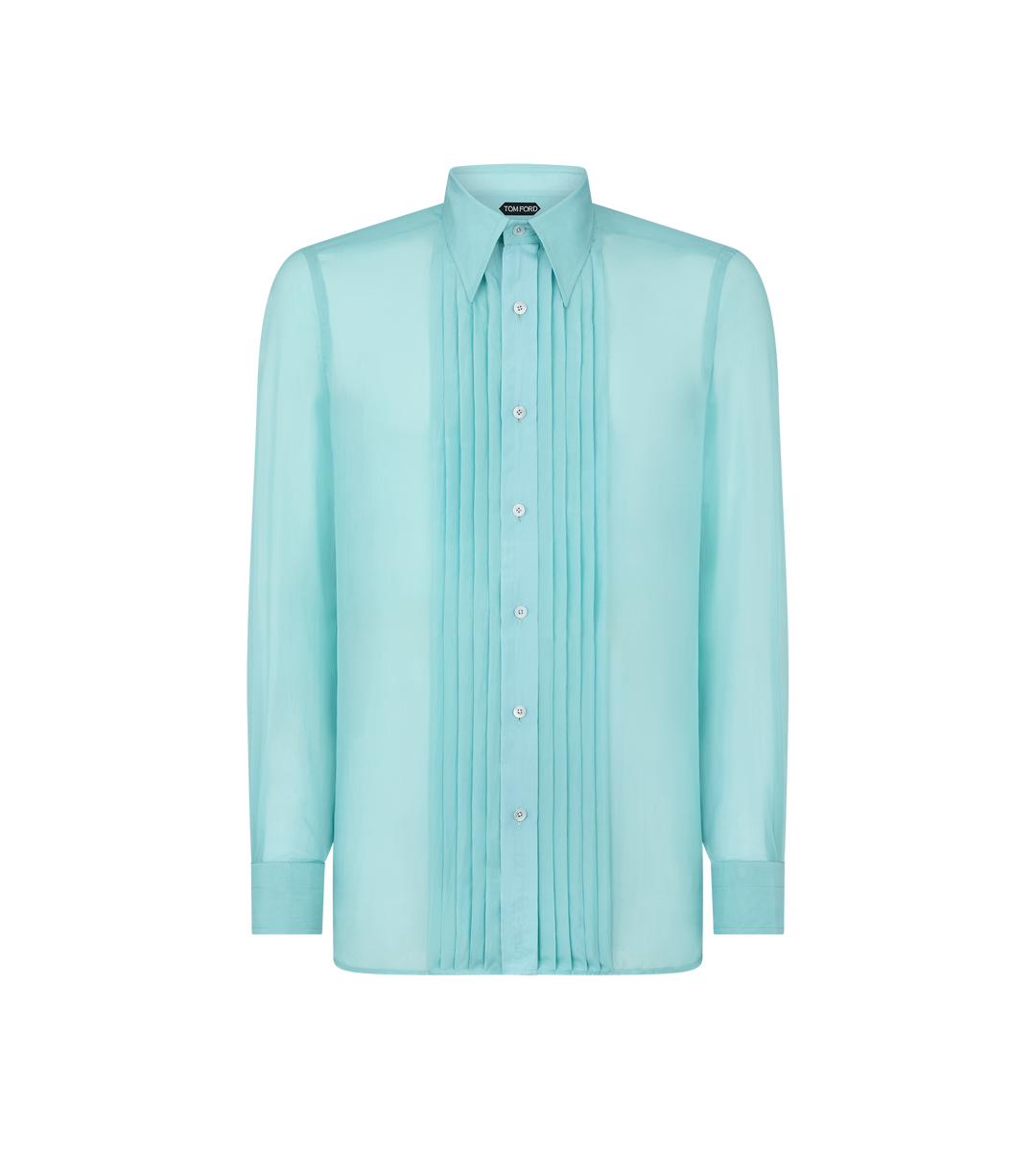TOM FORD CHIFFON PARACHUTE PLISSE SHIRT