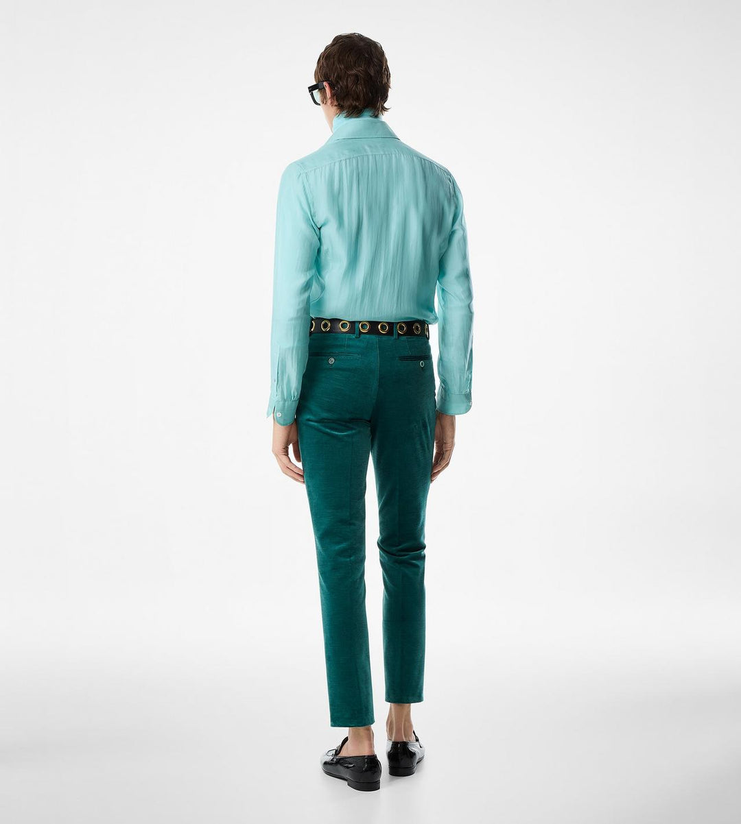 Tom Ford CHIFFON PARACHUTE PLISSE SHIRT