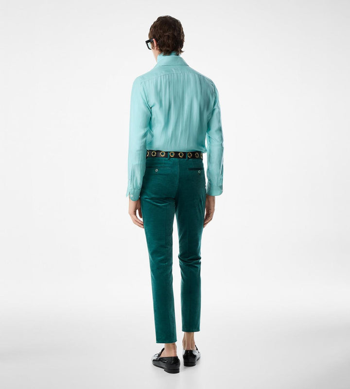 Tom Ford CHIFFON PARACHUTE PLISSE SHIRT