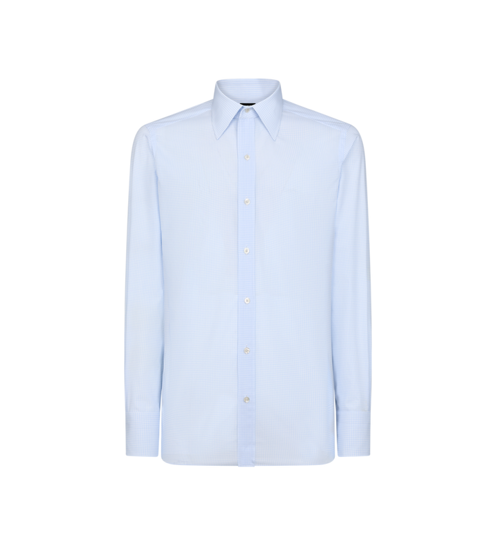 TOM FORD SMALL GINGHAM SLIM FIT SHIRT