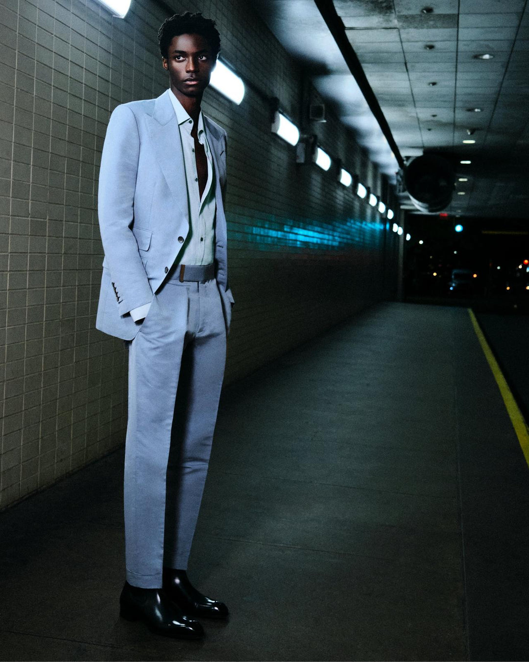 TOM FORD SILK PARACHUTE SLIM FIT SHIRT