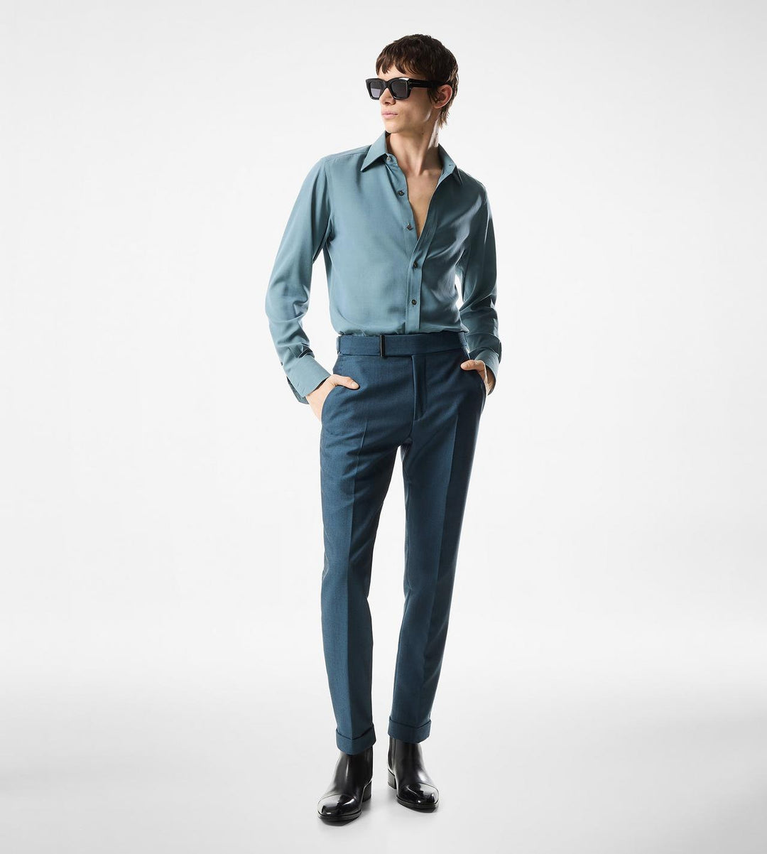 TOM FORD SILK PARACHUTE SLIM FIT SHIRT