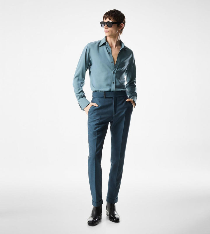 TOM FORD SILK PARACHUTE SLIM FIT SHIRT