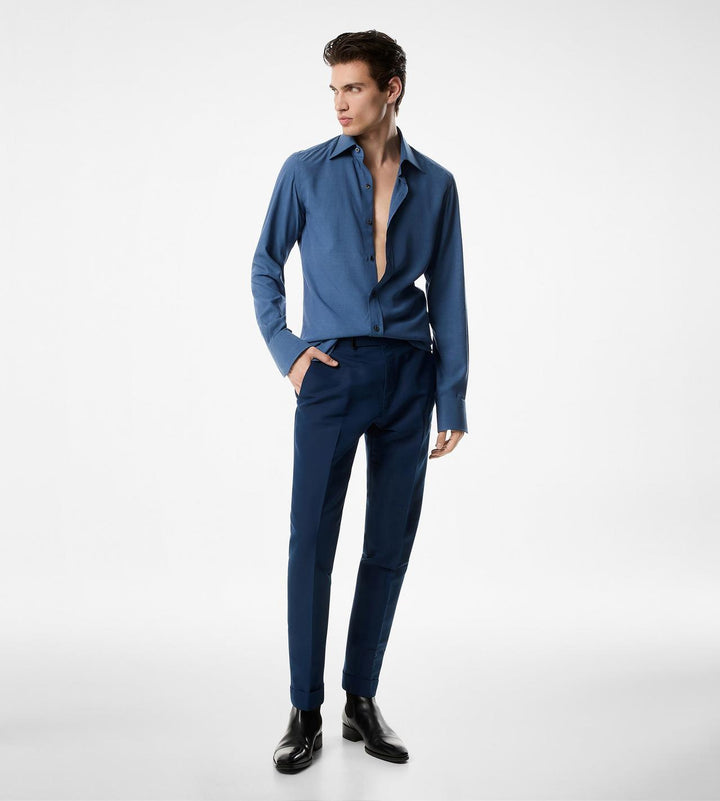 TOM FORD SILK PARACHUTE SLIM FIT SHIRT