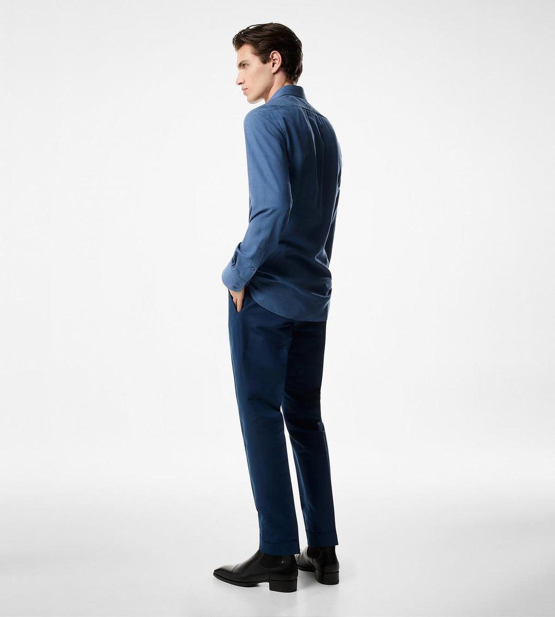 TOM FORD SILK PARACHUTE SLIM FIT SHIRT