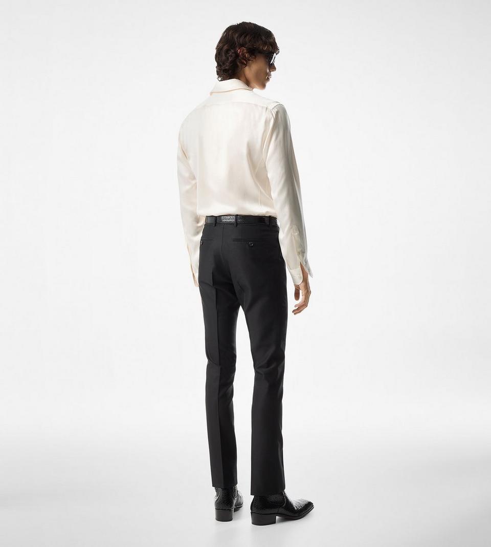 Tom Ford SILK CHARMEUSE SLIM FIT SHIRT