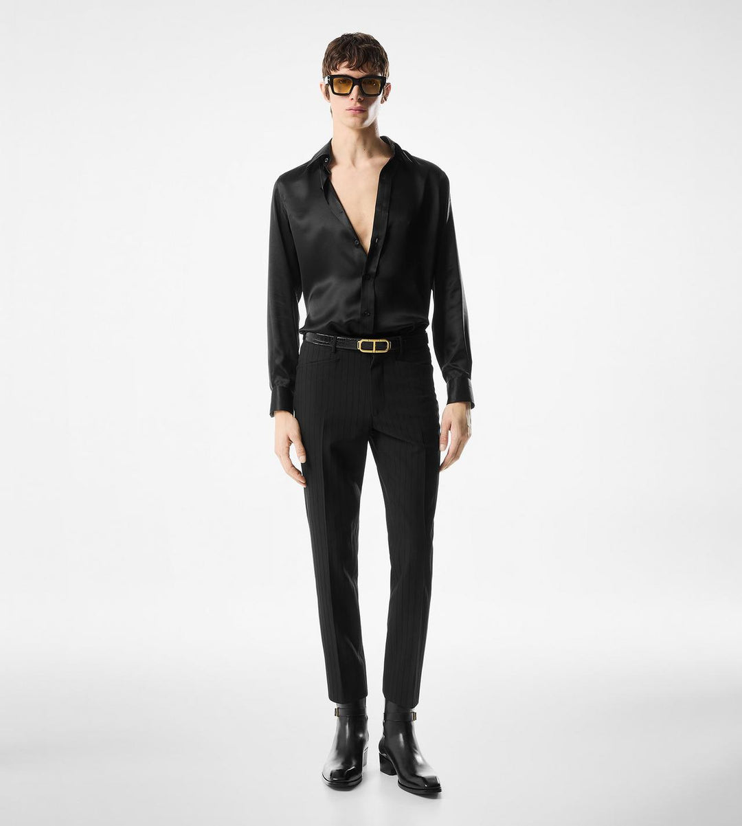 Tom Ford SILK CHARMEUSE SLIM FIT SHIRT