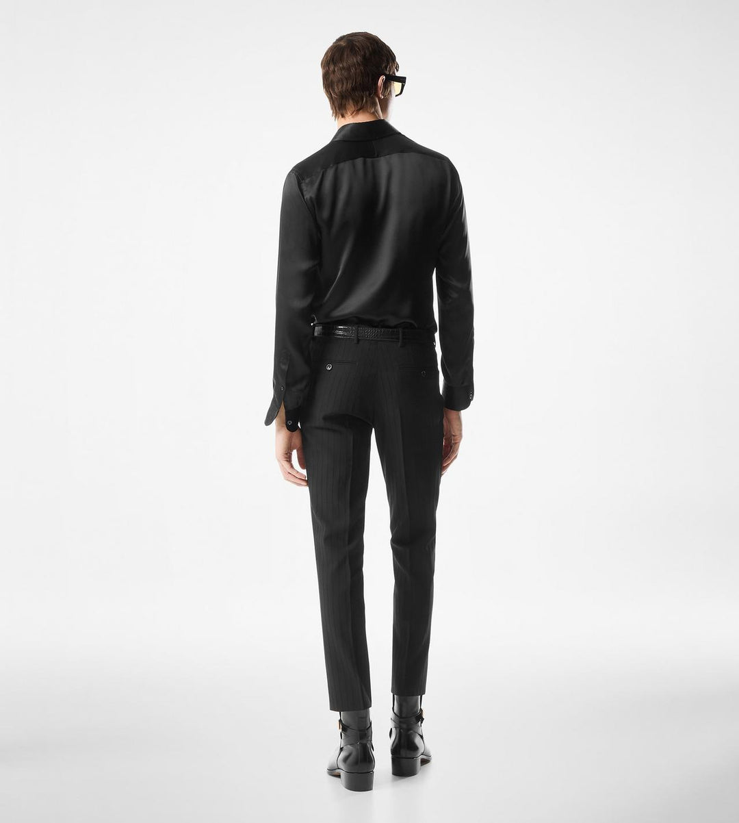 Tom Ford SILK CHARMEUSE SLIM FIT SHIRT