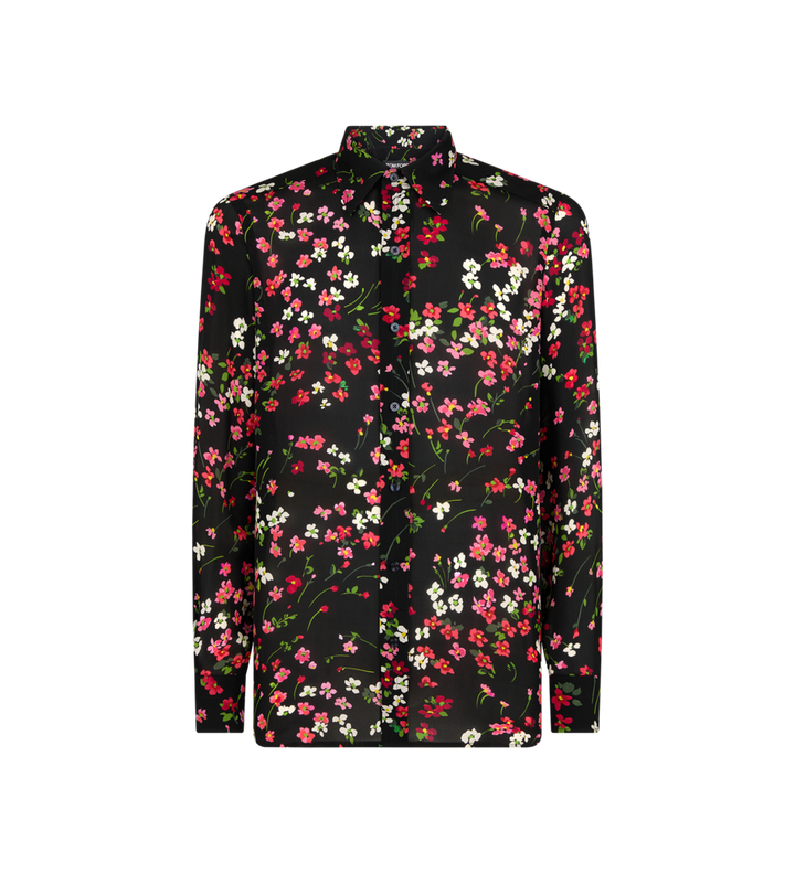 Tom Ford PRINTED DAISY SLIM FIT SHIRT