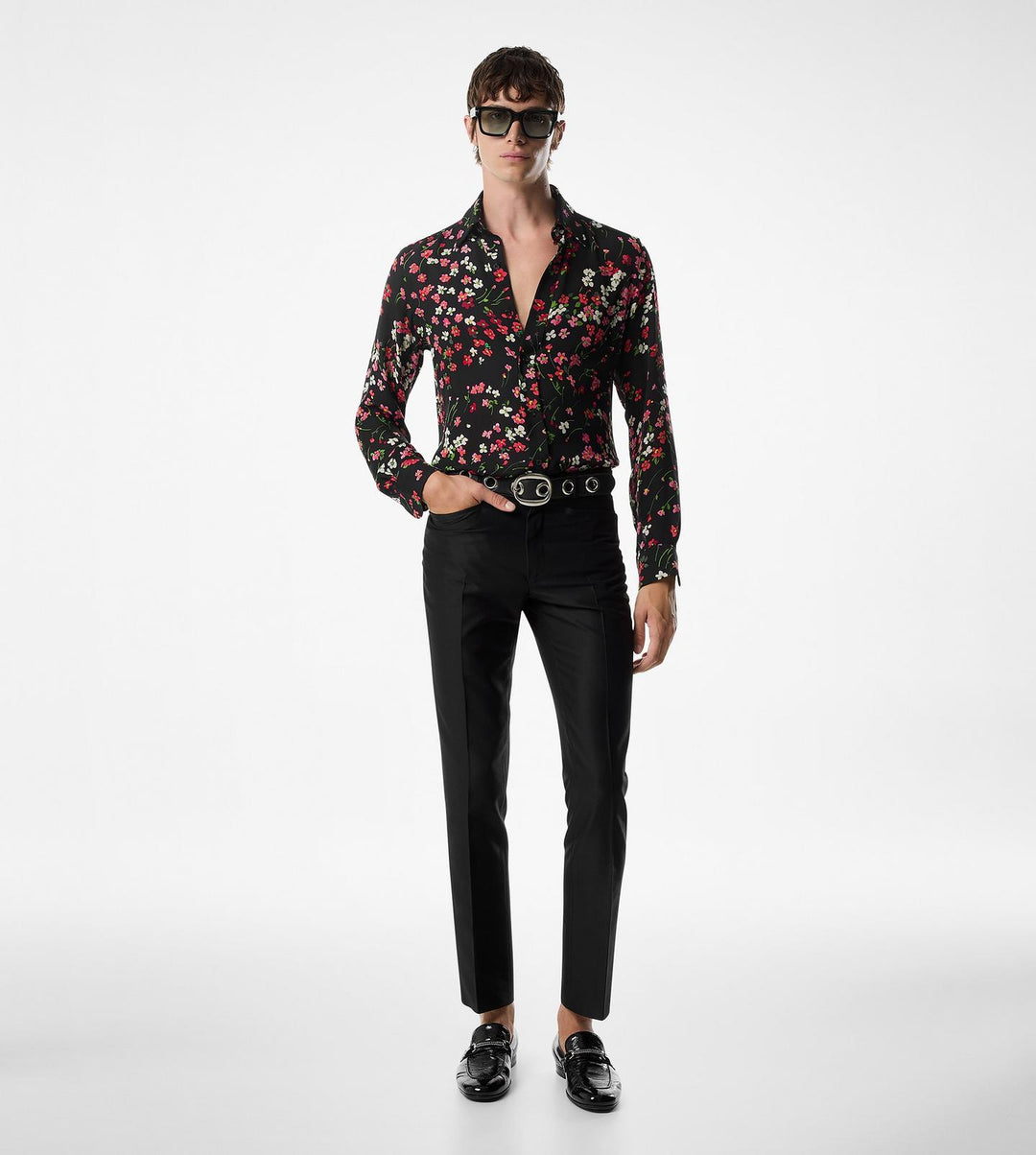 TOM FORD PRINTED DAISY SLIM FIT SHIRT