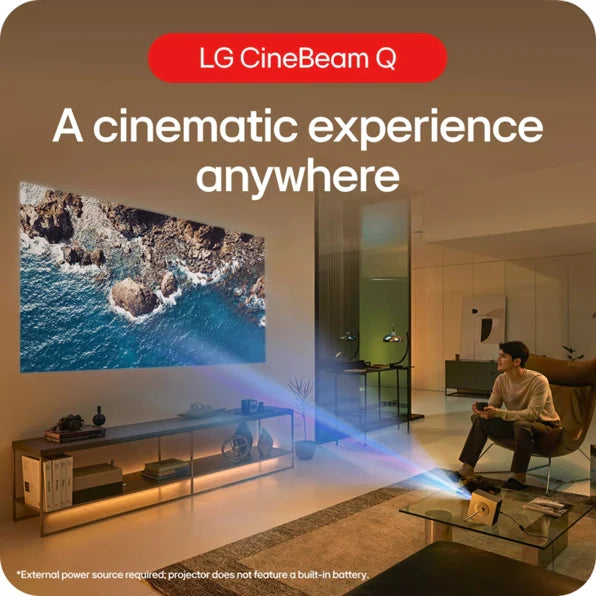 LG HU710PB LG CineBeam Q 4K UHD Smart Portable Laser Projector HU710PB