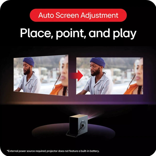 LG HU710PB LG CineBeam Q 4K UHD Smart Portable Laser Projector HU710PB