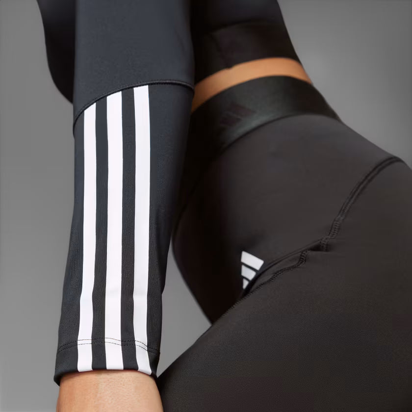 Adidas Hyperglam Training Cropped Long Sleeve Tee