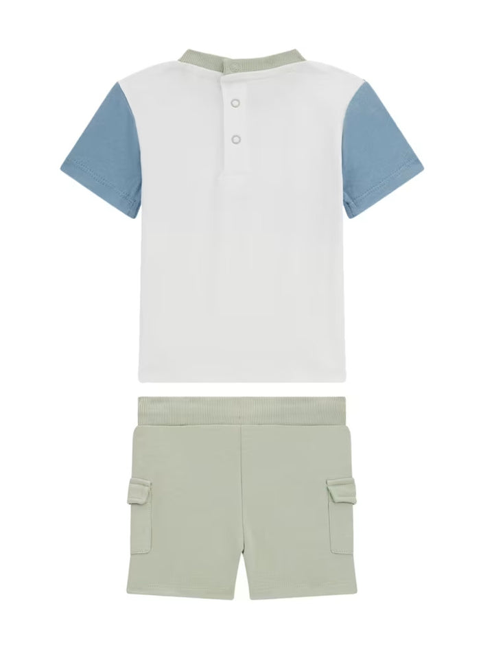 Guess Eco Active Logo Tee and Shorts Set (0-24M)