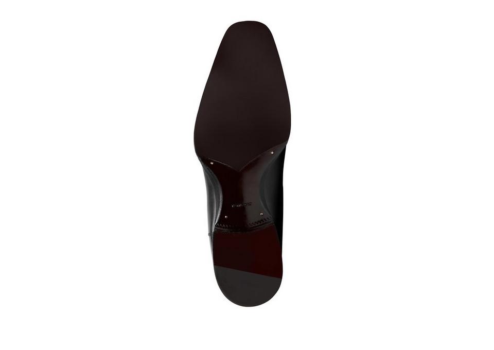 TOM FORD BURNISHED LEATHER GIANNI ANKLE BOOT