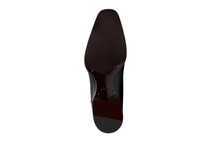 TOM FORD BURNISHED LEATHER GIANNI ANKLE BOOT